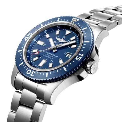 breitling superocean blue gold|Breitling Superocean 44 special blue.